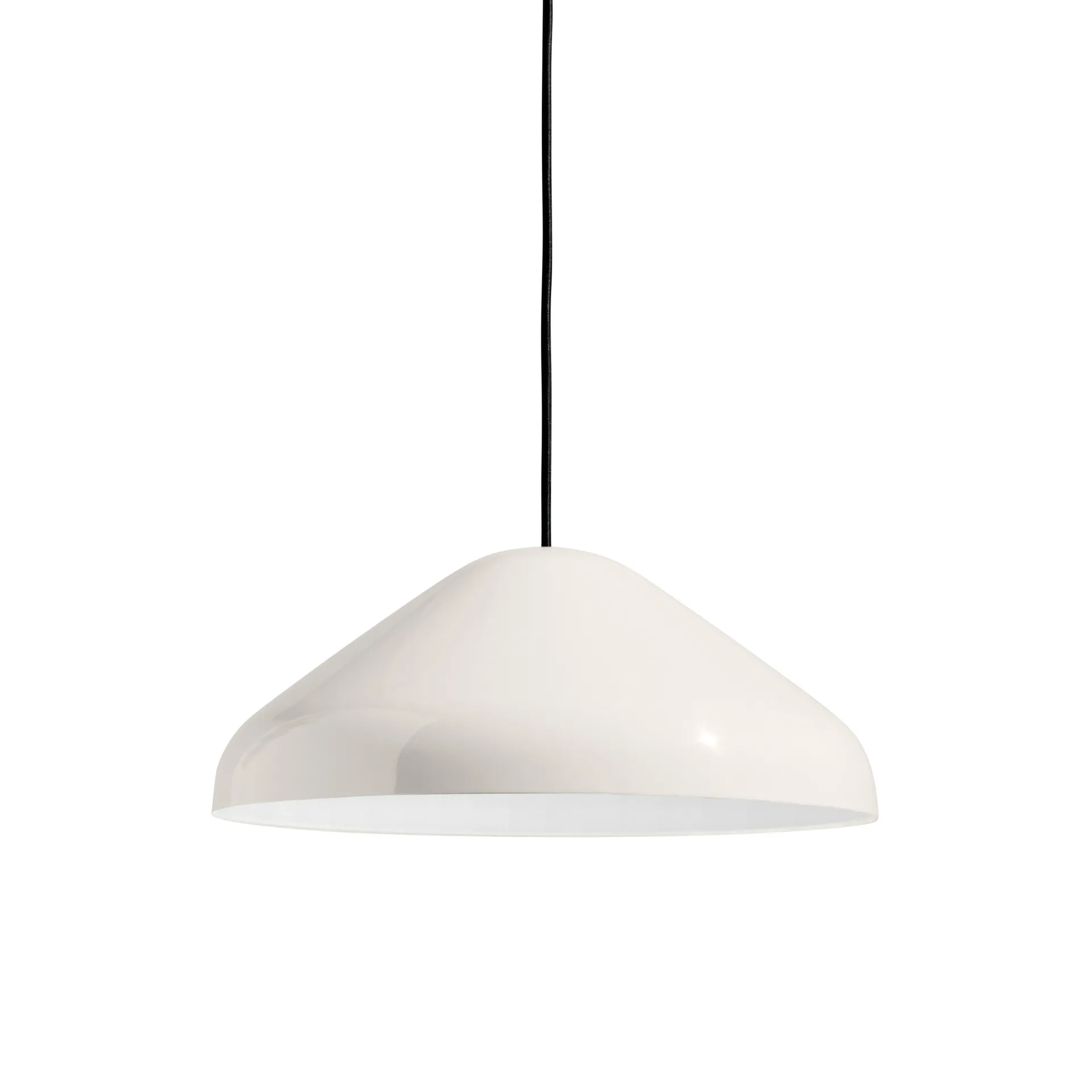 Lampada a sospensione Pao Steel Ø 35 cm, Bianco crema HAY