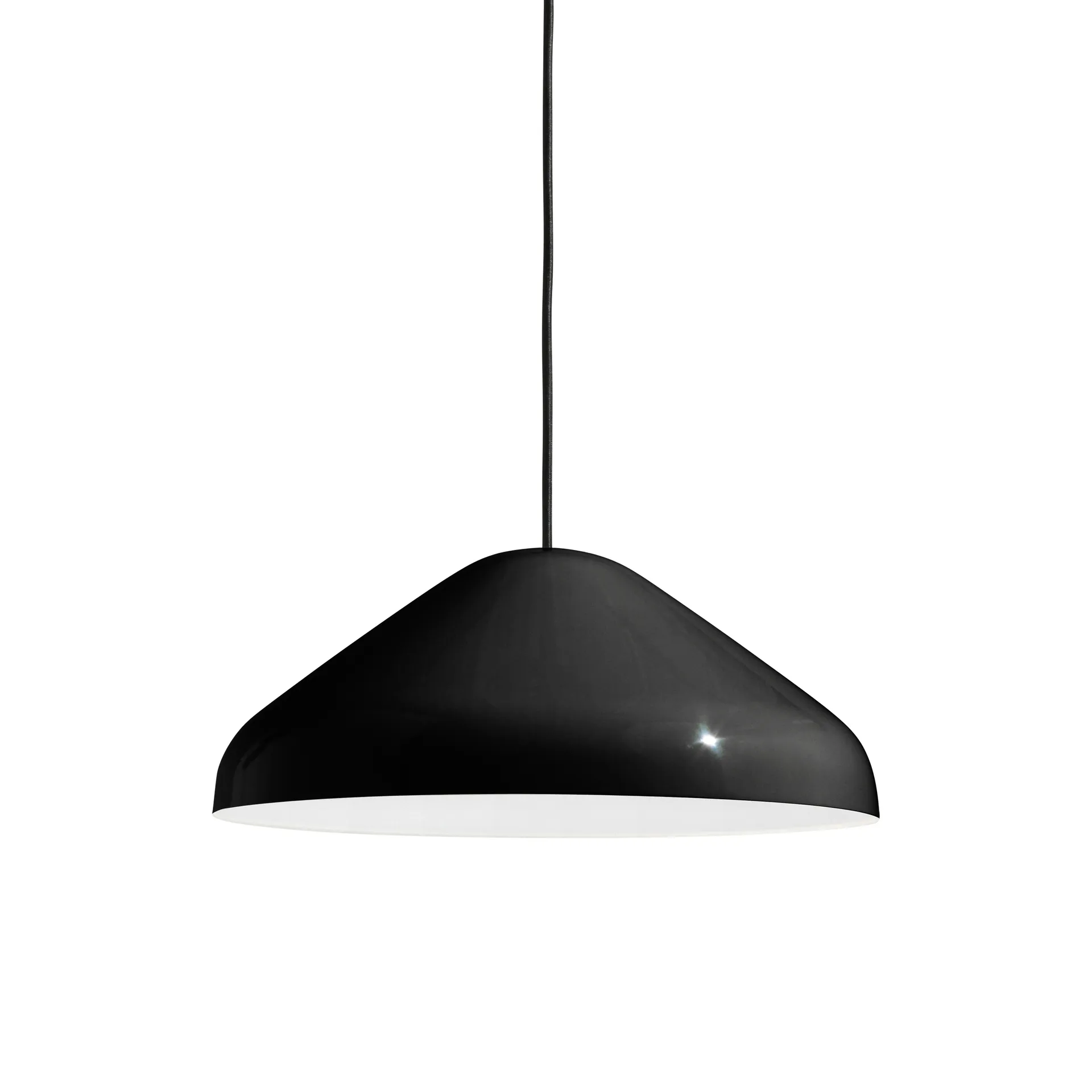 Lampada a sospensione Pao Steel Ø 35 cm, Soft black HAY
