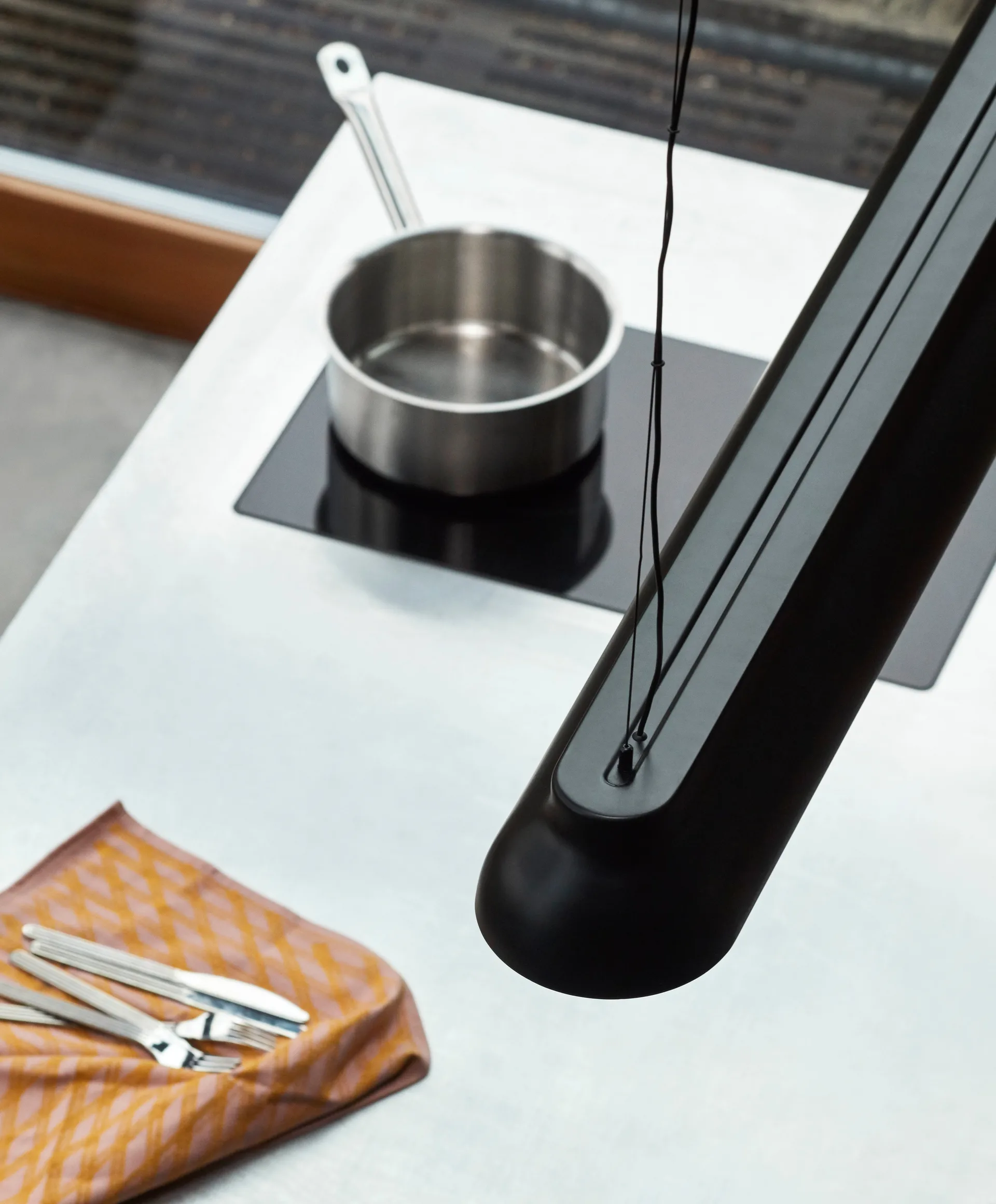 Lampada a sospensione PC Linear, Soft black HAY