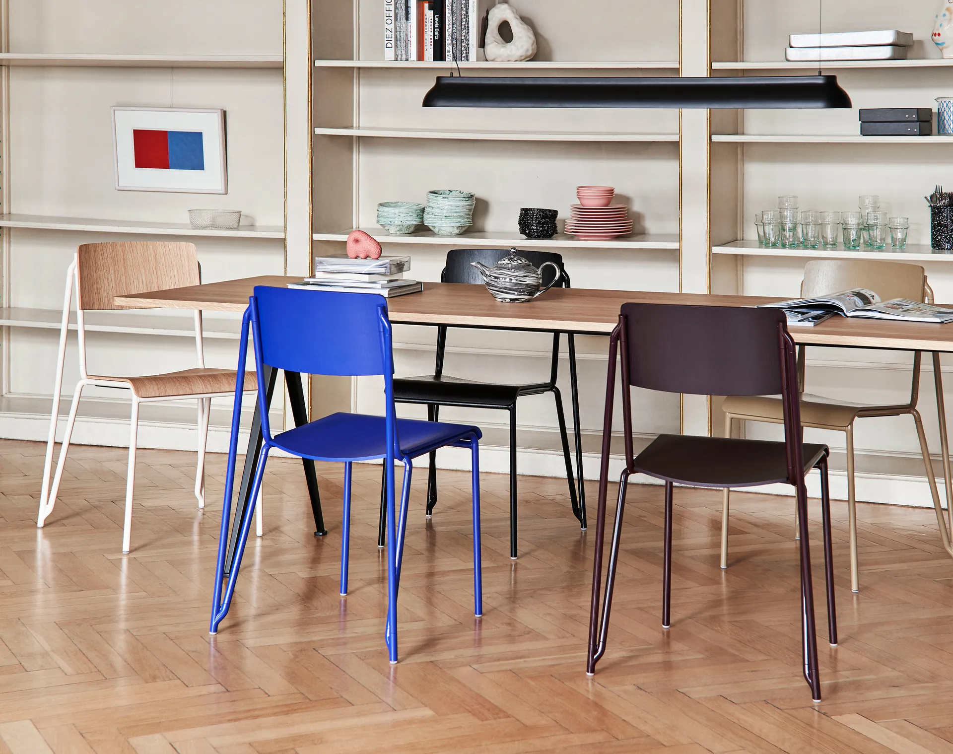 Lampada a sospensione PC Linear, Soft black HAY