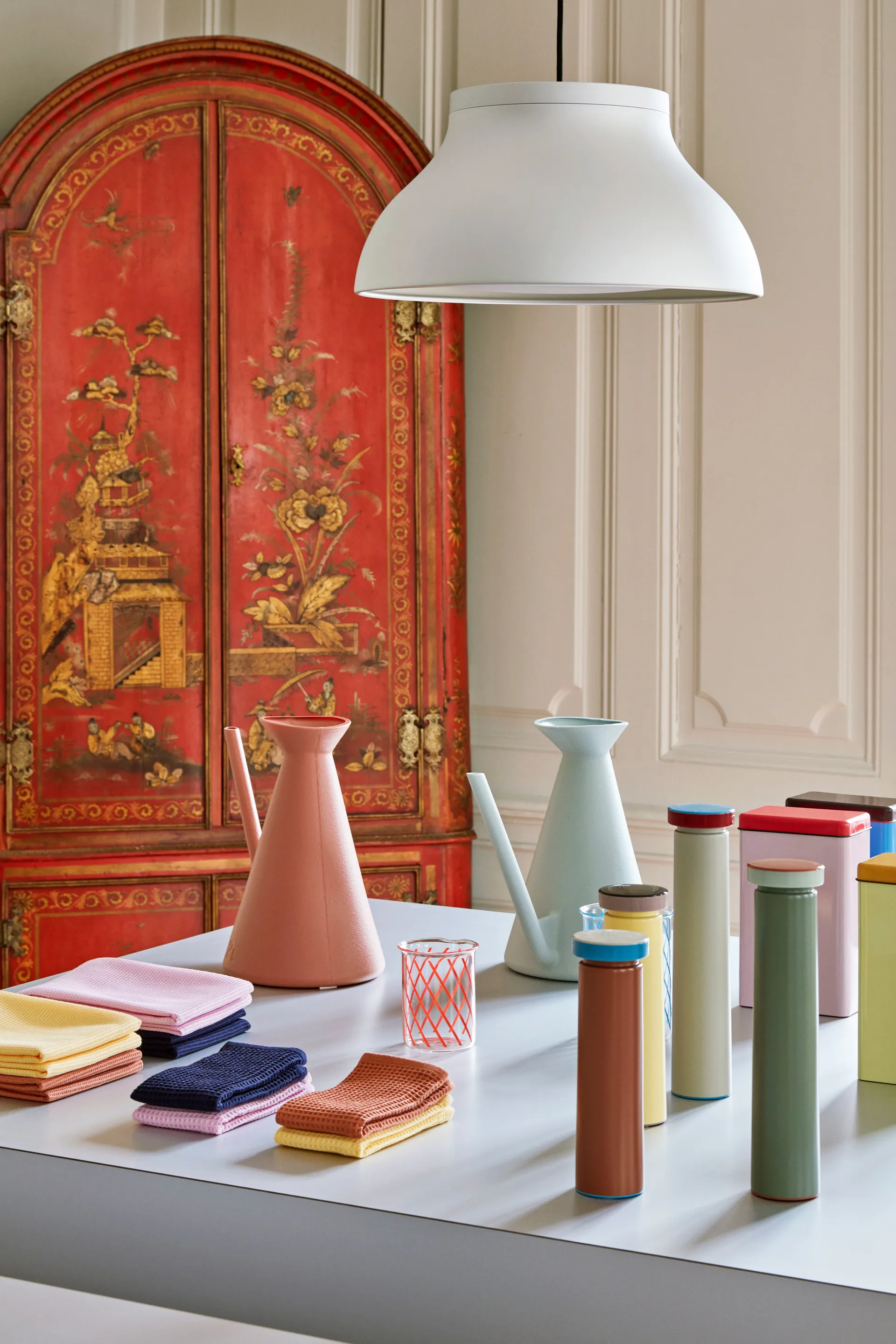 Lampada a sospensione PC M Ø 40 cm, Alluminio HAY