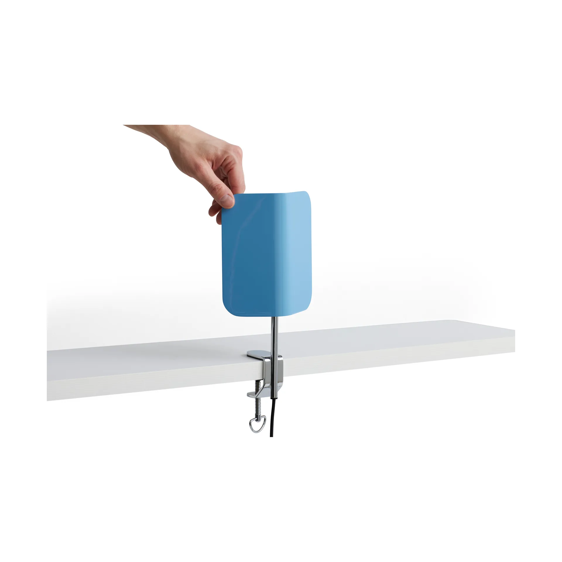 Lampada Apex Clip, Azzurro pastello HAY