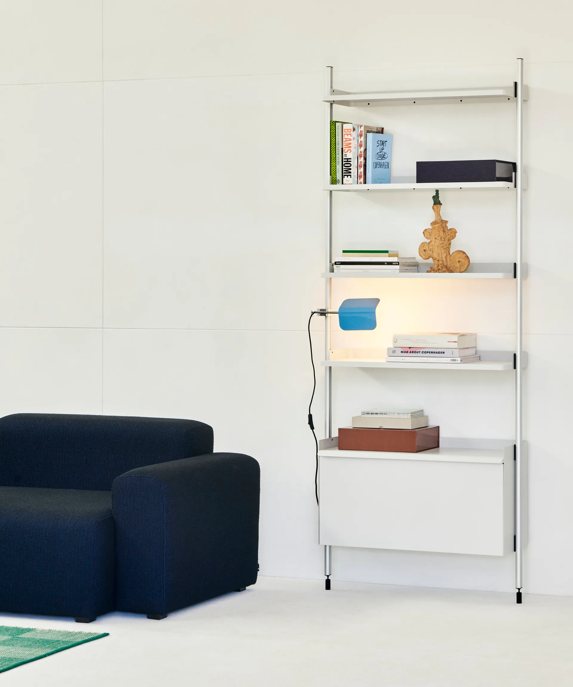 Lampada Apex Clip, Azzurro pastello HAY