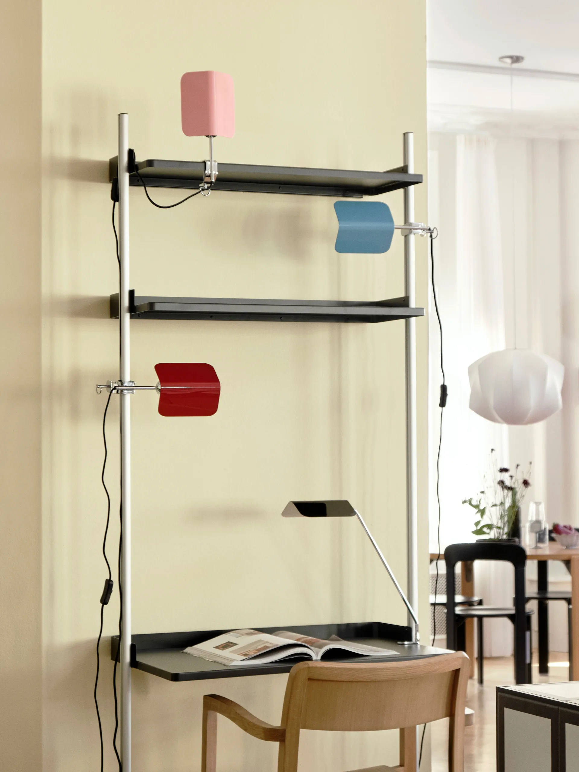 Lampada Apex Clip, Rosso granata HAY