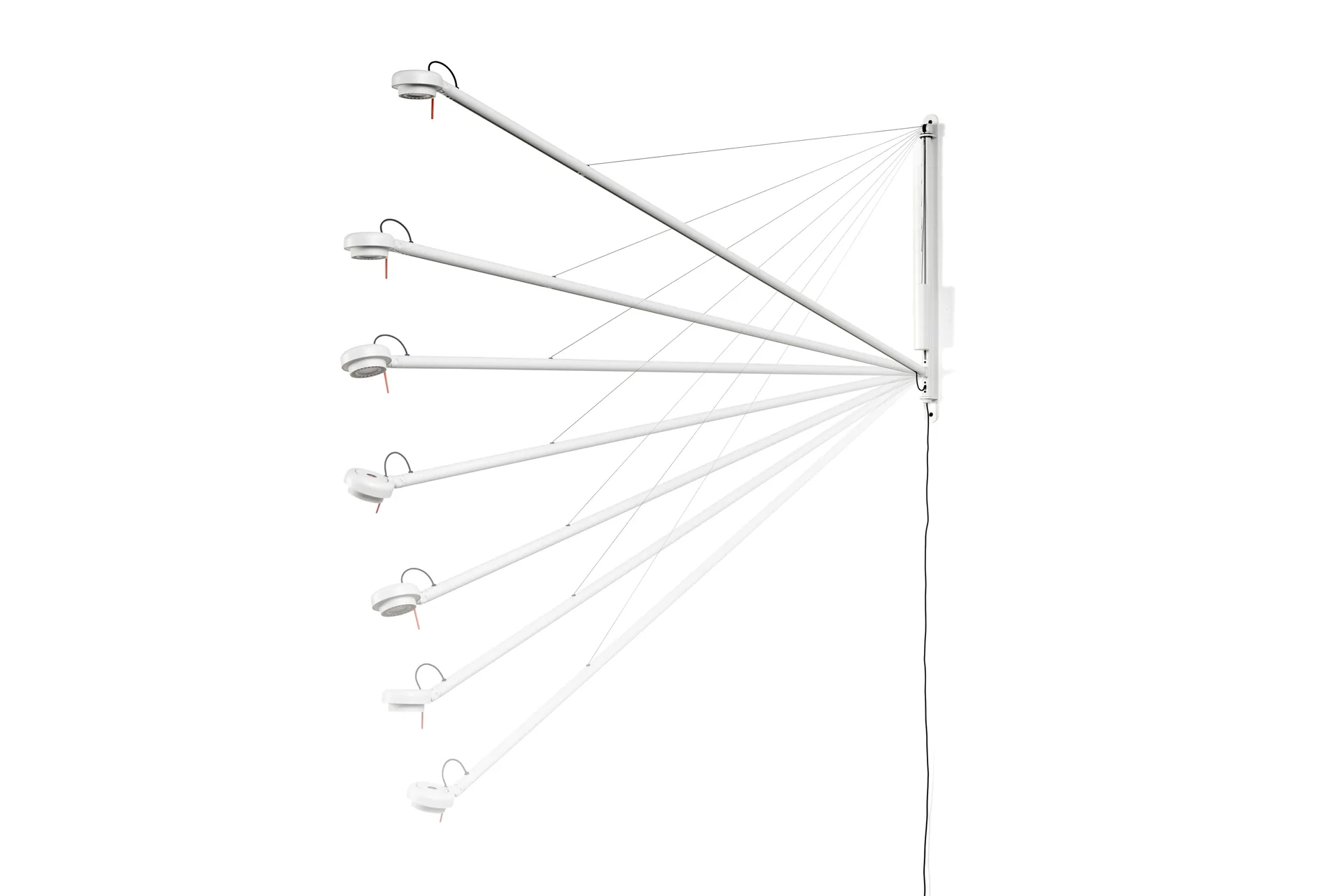 Lampada da parete Fifty-Fifty, Bianco crema HAY