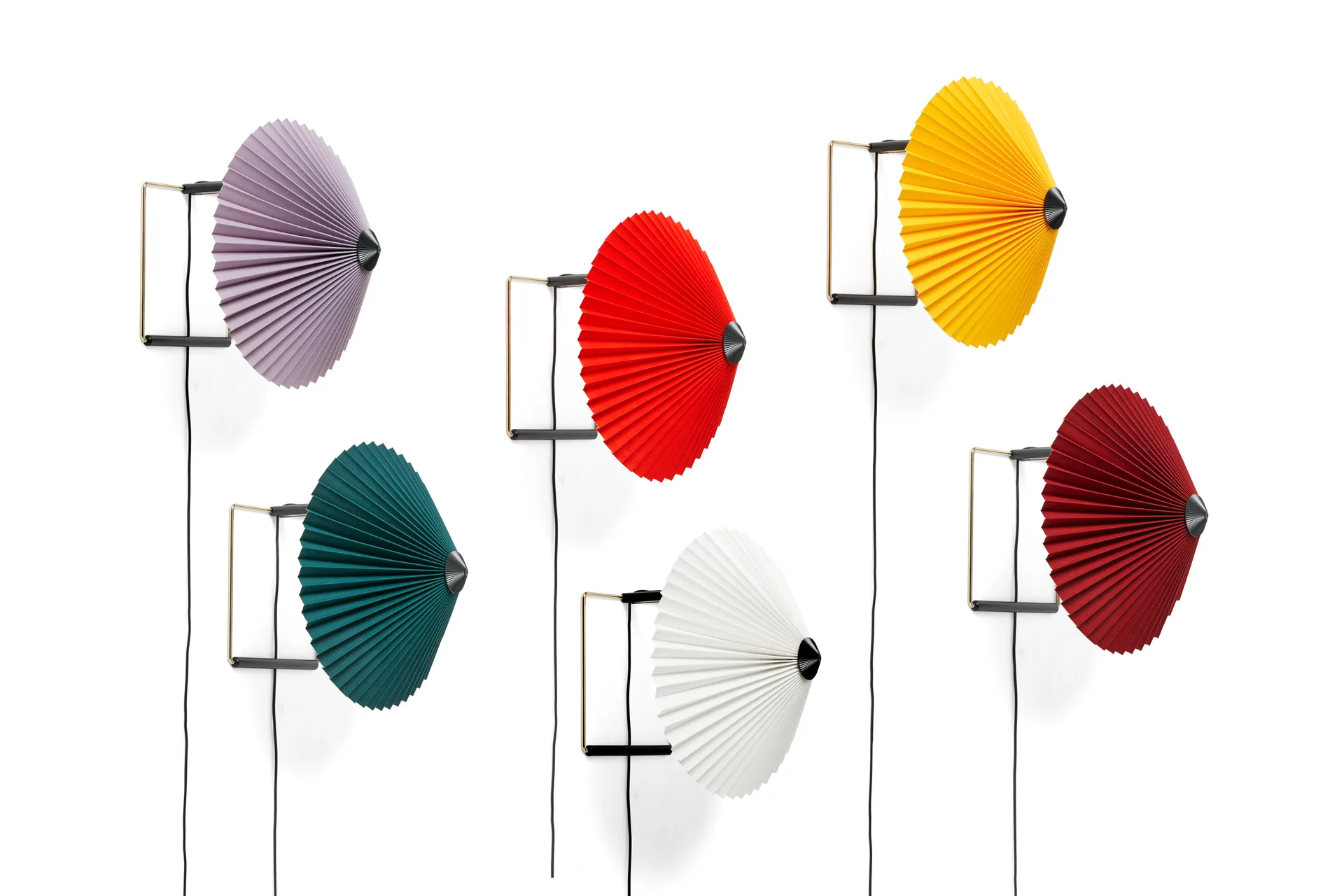 Lampada da parete Matin Ø 30 cm, Green shade HAY