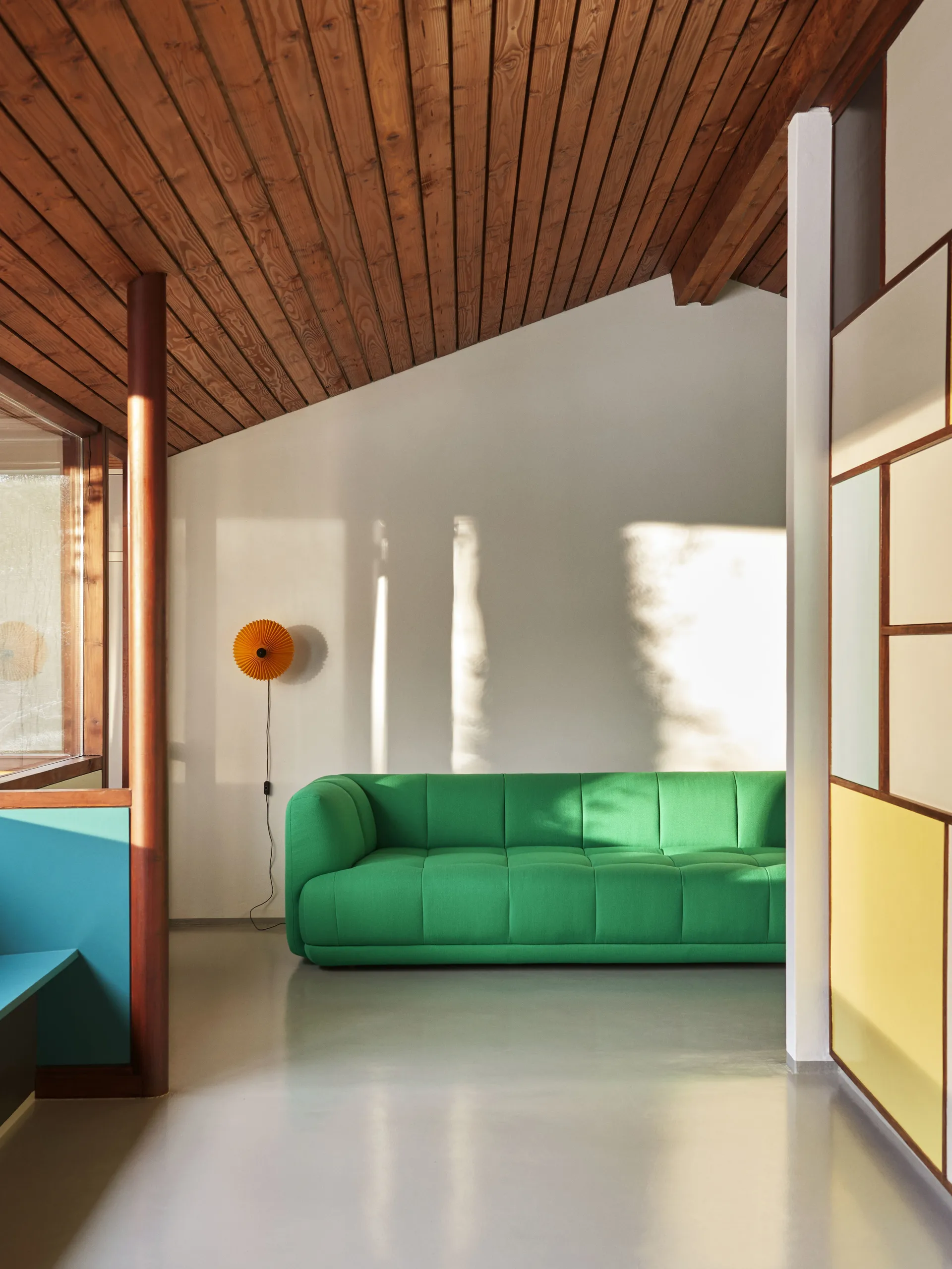 Lampada da parete Matin Ø 30 cm, Yellow shade HAY