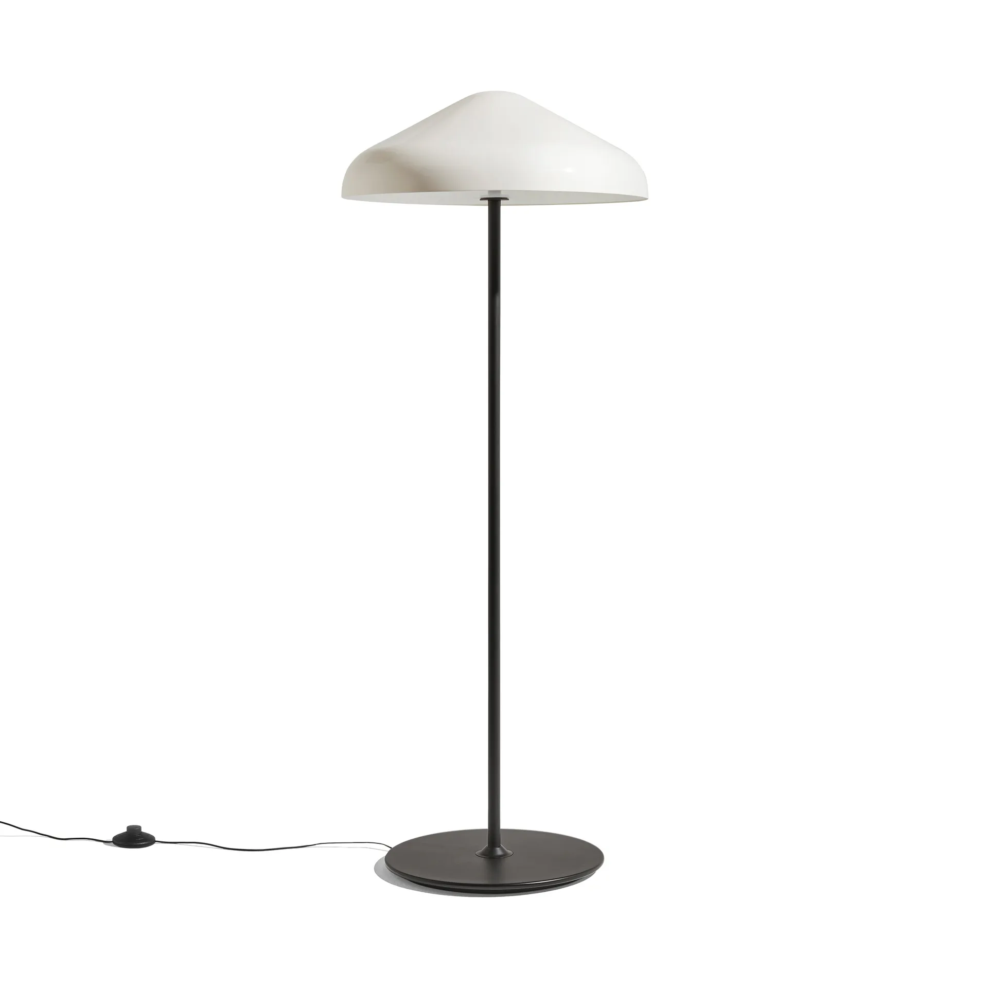Lampada da pavimento Pao Steel Ø 47 cm, Crema HAY