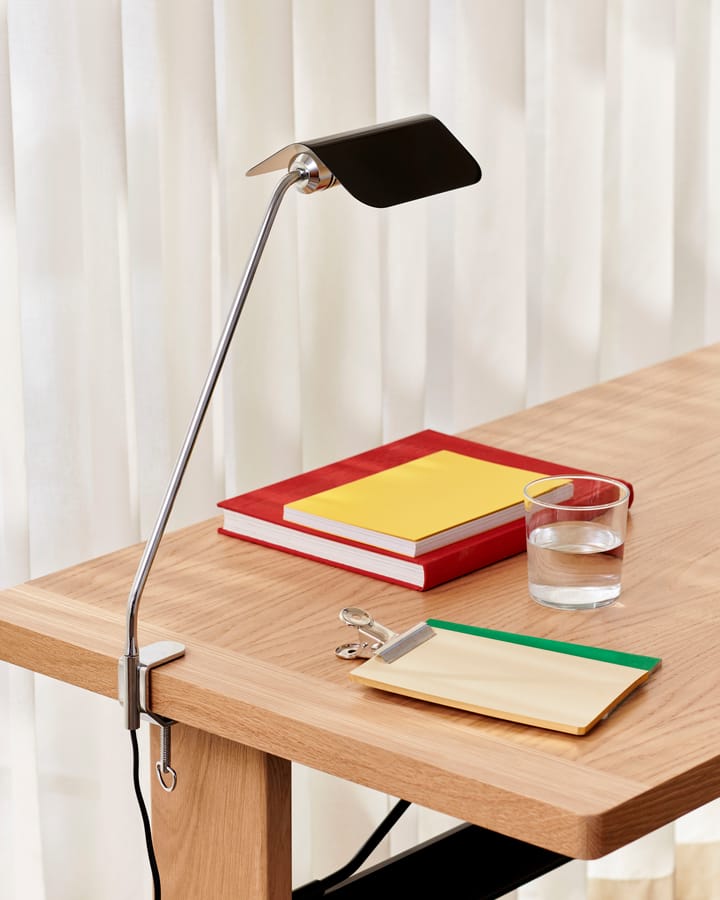Lampada da scrivania Apex Clip, Iron black HAY