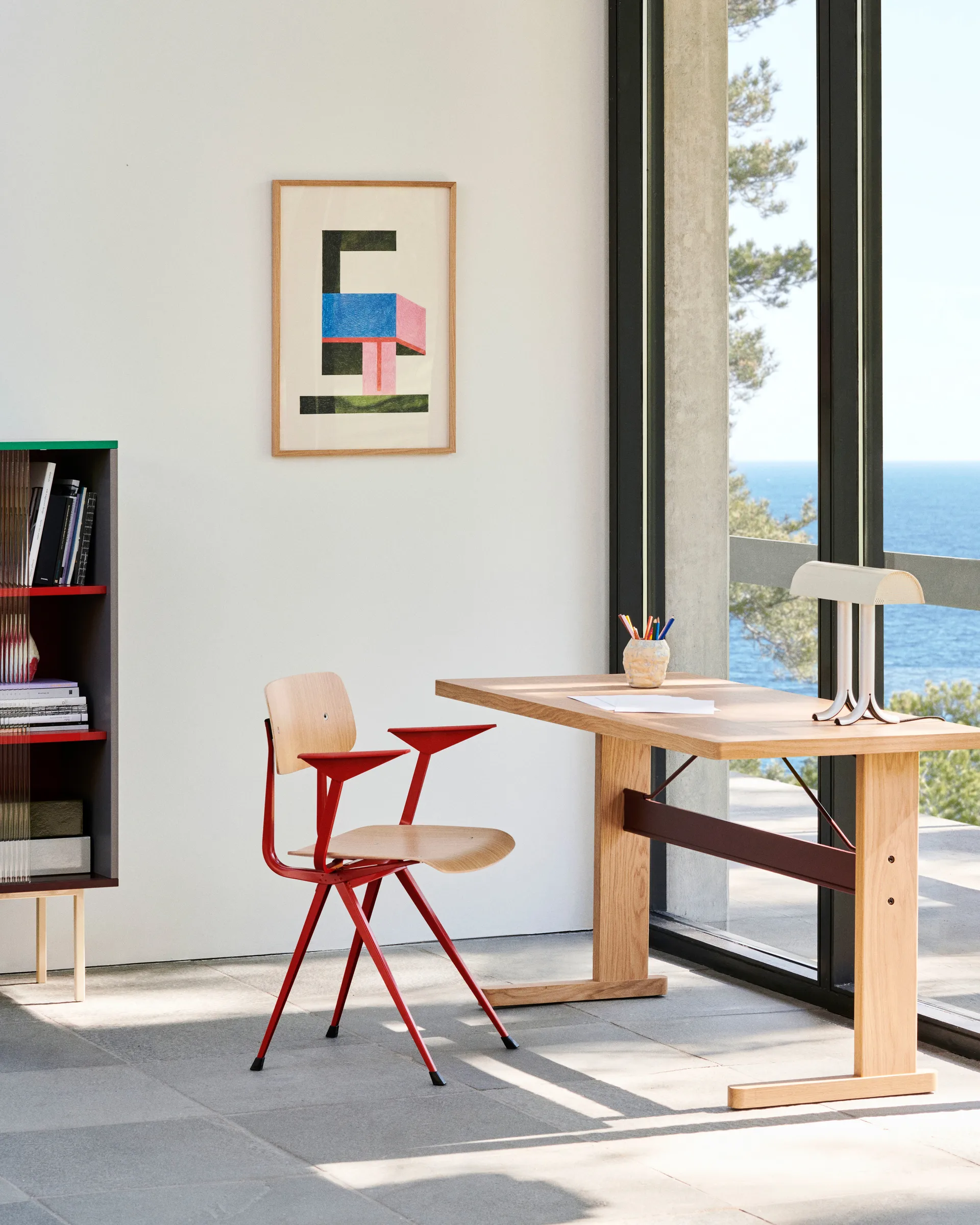 Lampada da tavolo Anagram, Rice HAY