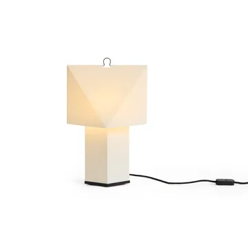 Lampada da tavolo Aplat - White, 44 cm - HAY