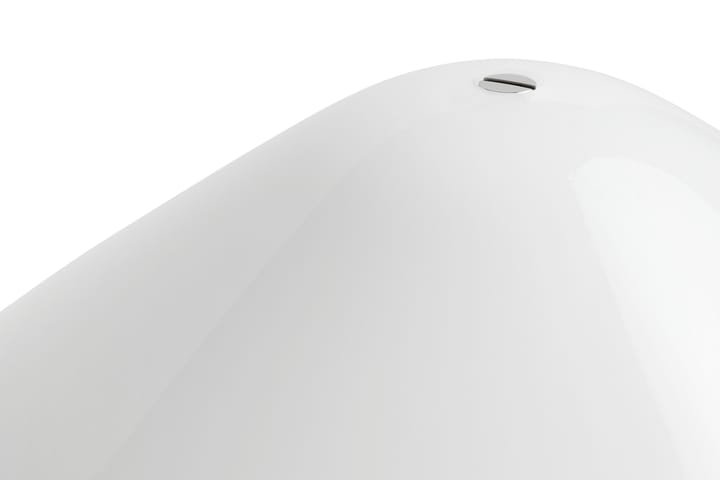 Lampada da tavolo Pao in vetro Ø 35 cm, Vetro opalino bianco HAY