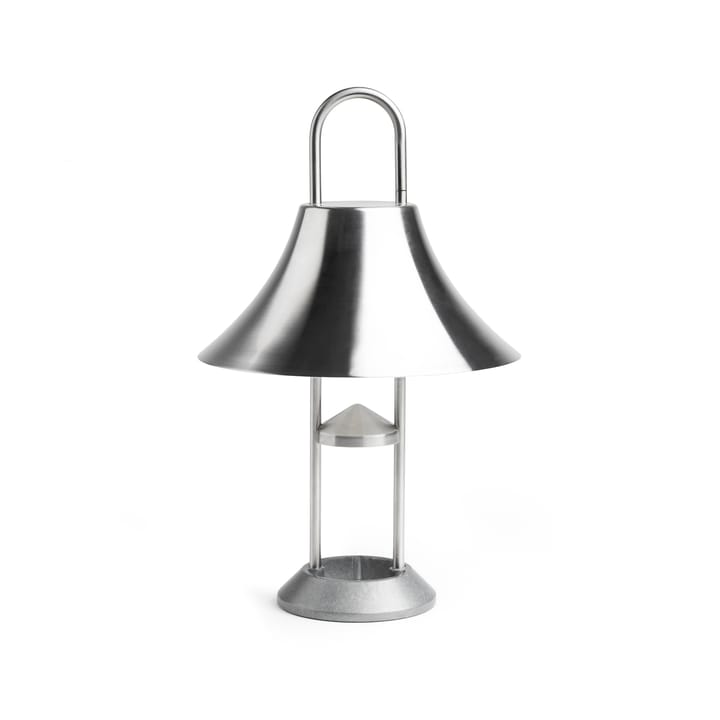 Lampada da tavolo portatile Mousqueton - Brushed stainless steel - HAY