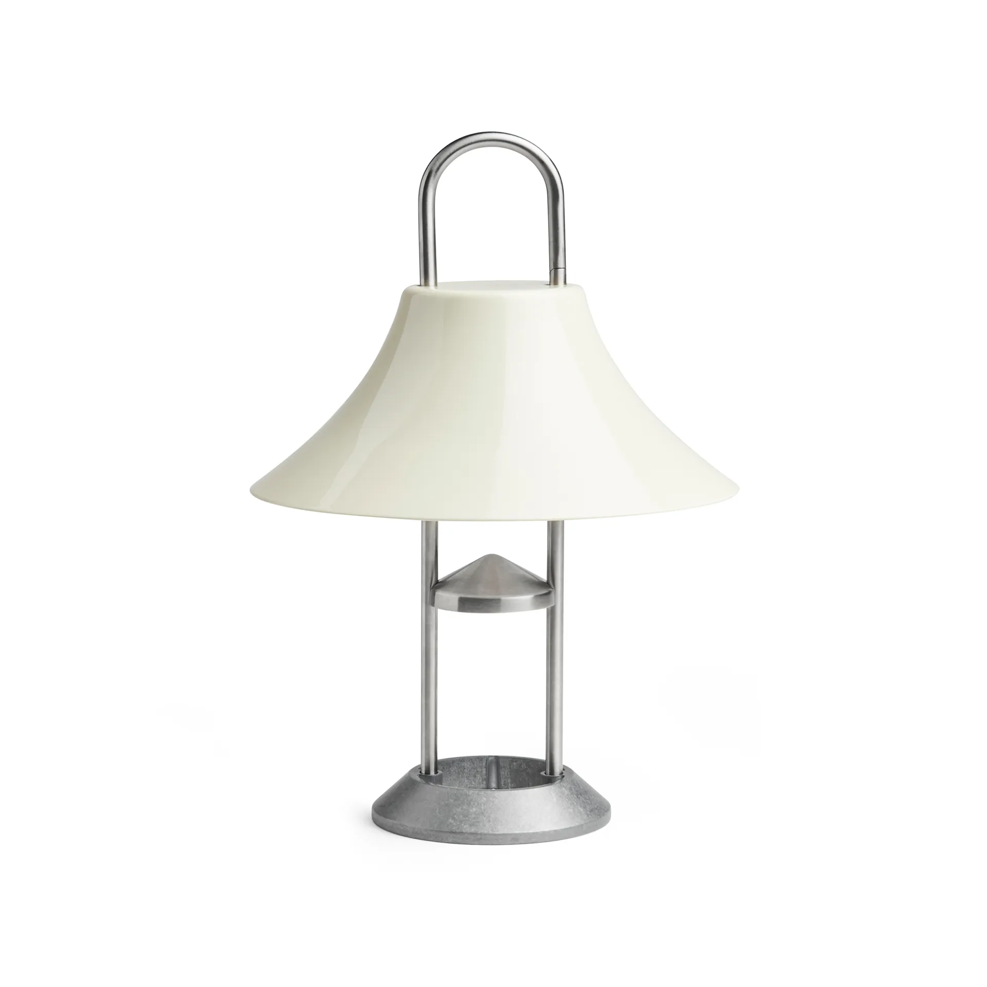 Lampada da tavolo portatile Mousqueton, Oyster white HAY