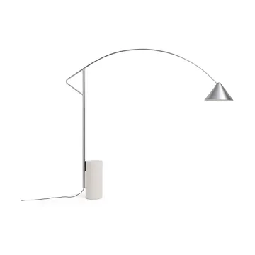 Lampada da terra Compass - Argentato - HAY