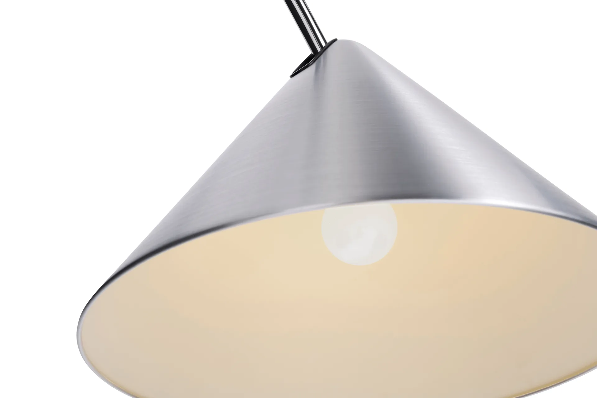 Lampada da terra Compass, Argentato HAY
