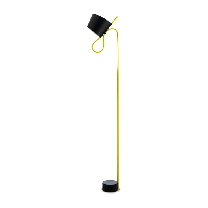 Lampada da terra Rope Trick, Nero-giallo HAY