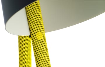 Lampada da terra Rope Trick - Nero-giallo - HAY