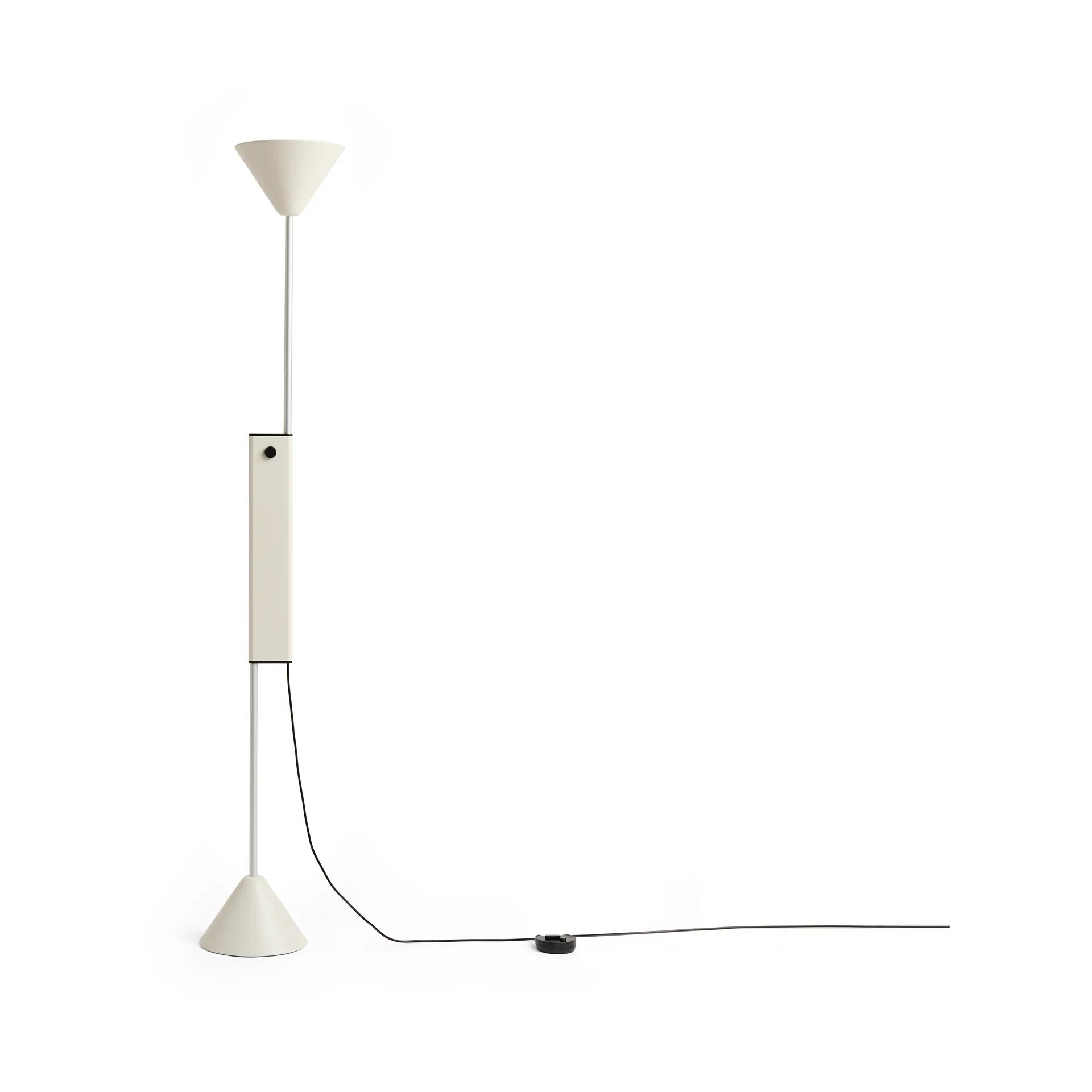 Lampada da terra Twist 200 cm, Bianco crema HAY