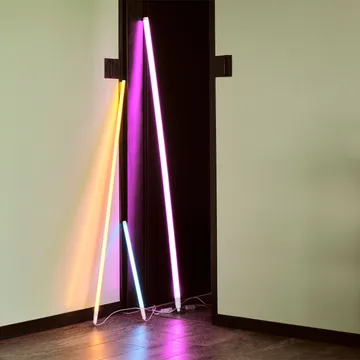 Lampada fluorescente Neon Tube Slim 120 cm - Blu, 120 cm - HAY