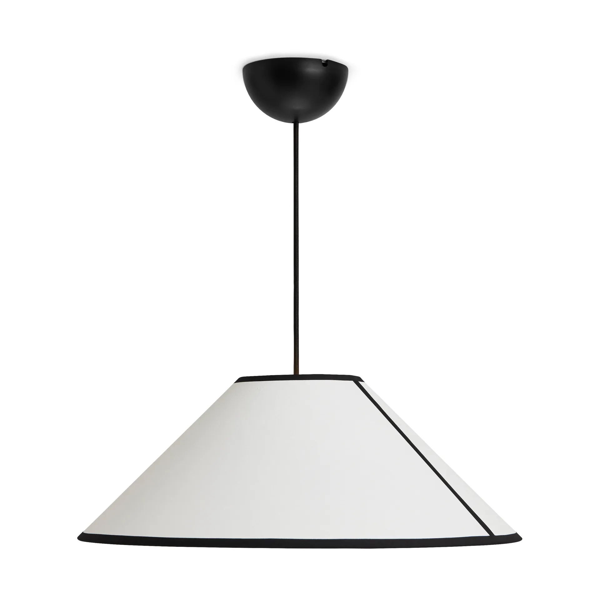 Lampadario Ava Cone 50 cm, Bianco HAY