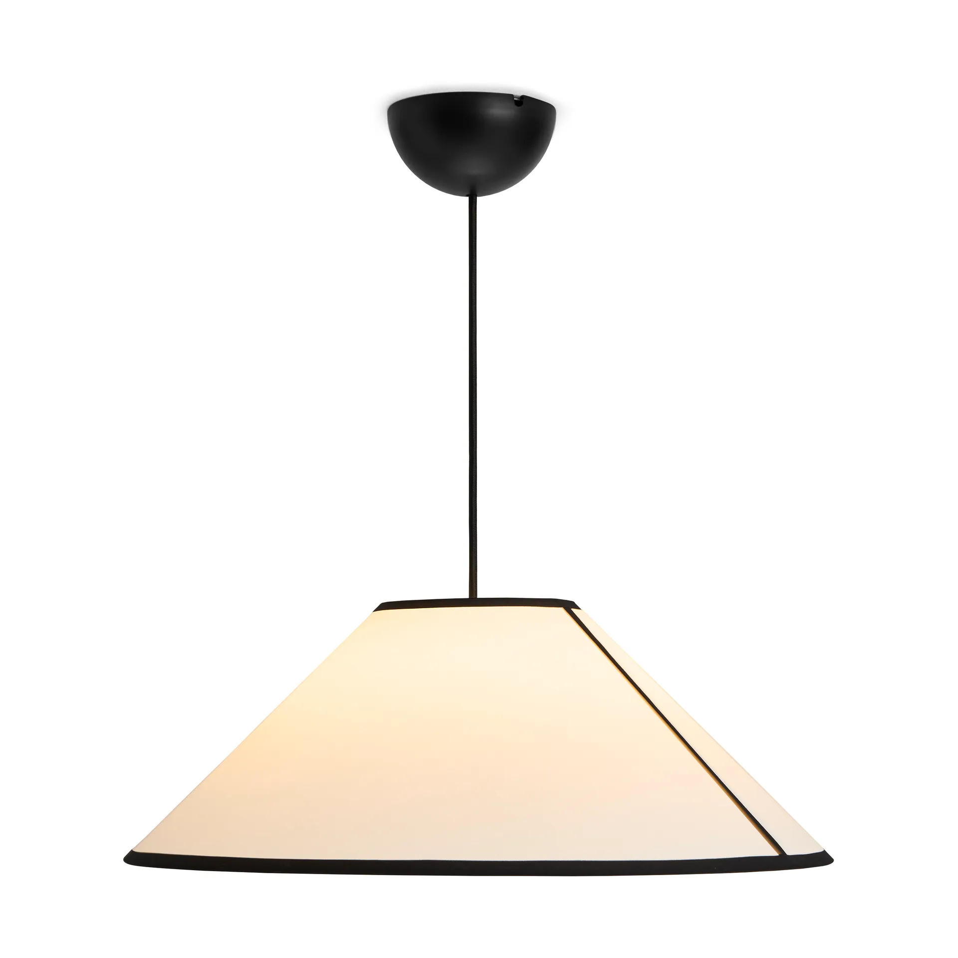 Lampadario Ava Cone 50 cm, Bianco HAY