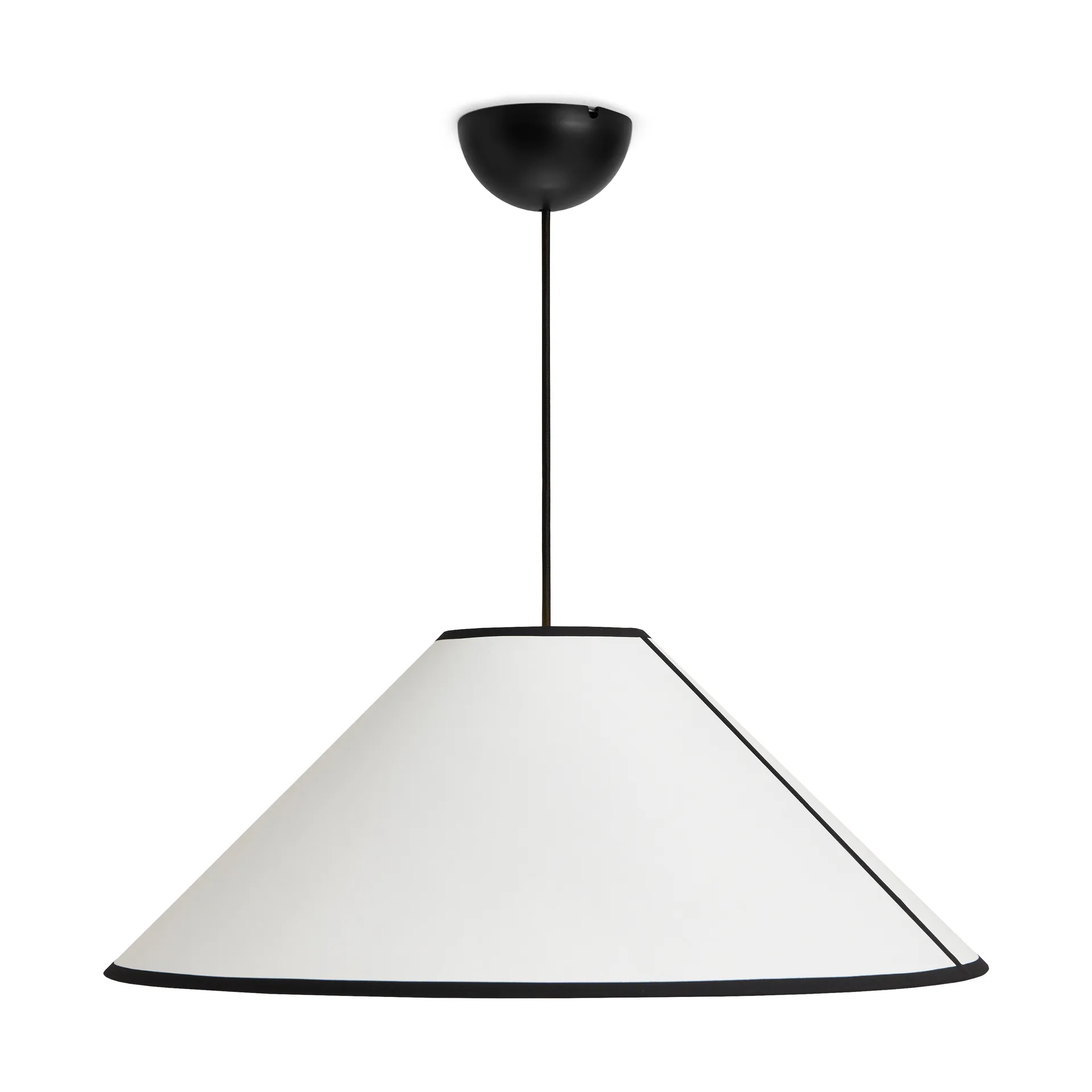 Lampadario Ava Cone 60 cm, Bianco HAY