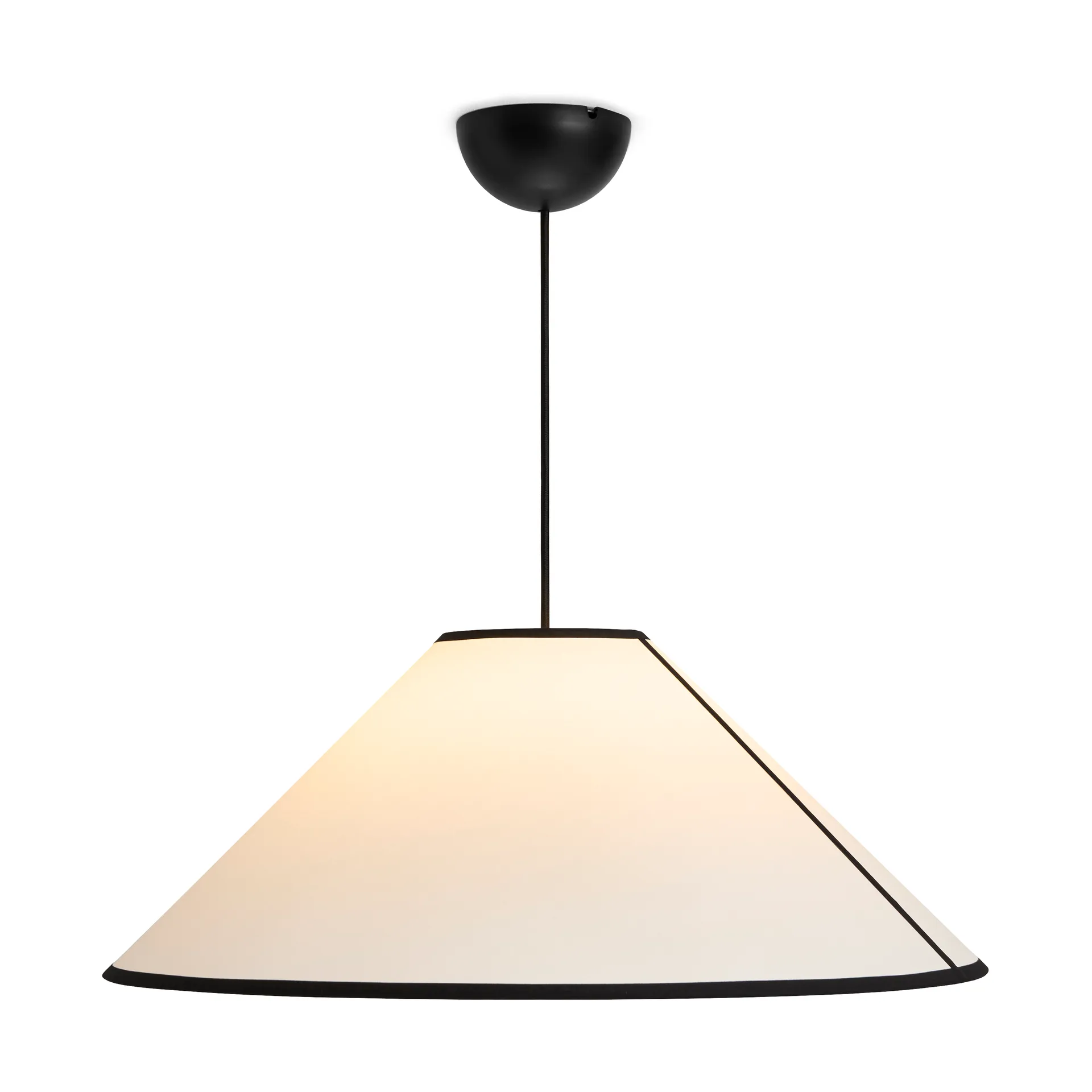 Lampadario Ava Cone 60 cm, Bianco HAY