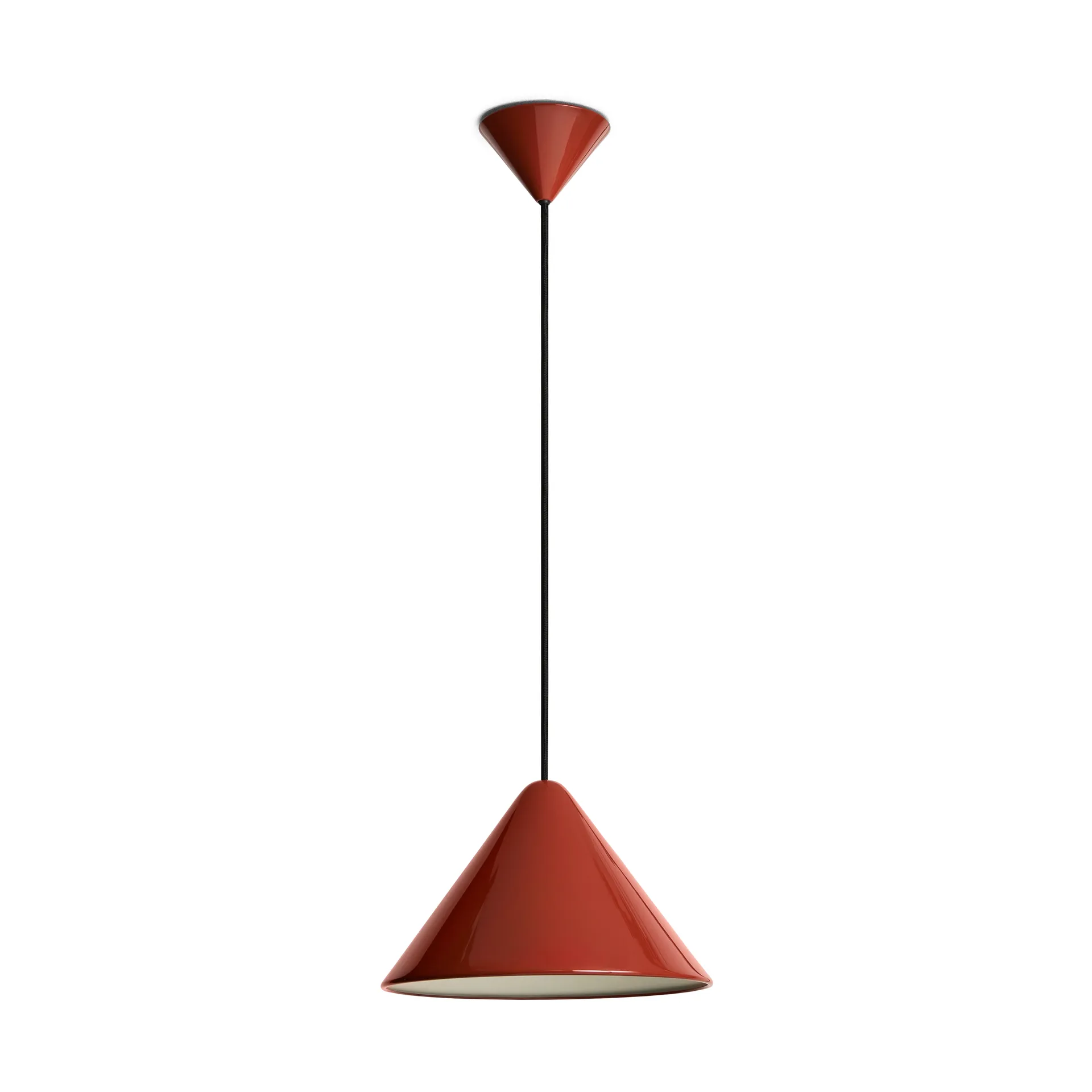 Lampadario Compass 26 cm, Rosso pompeiano HAY