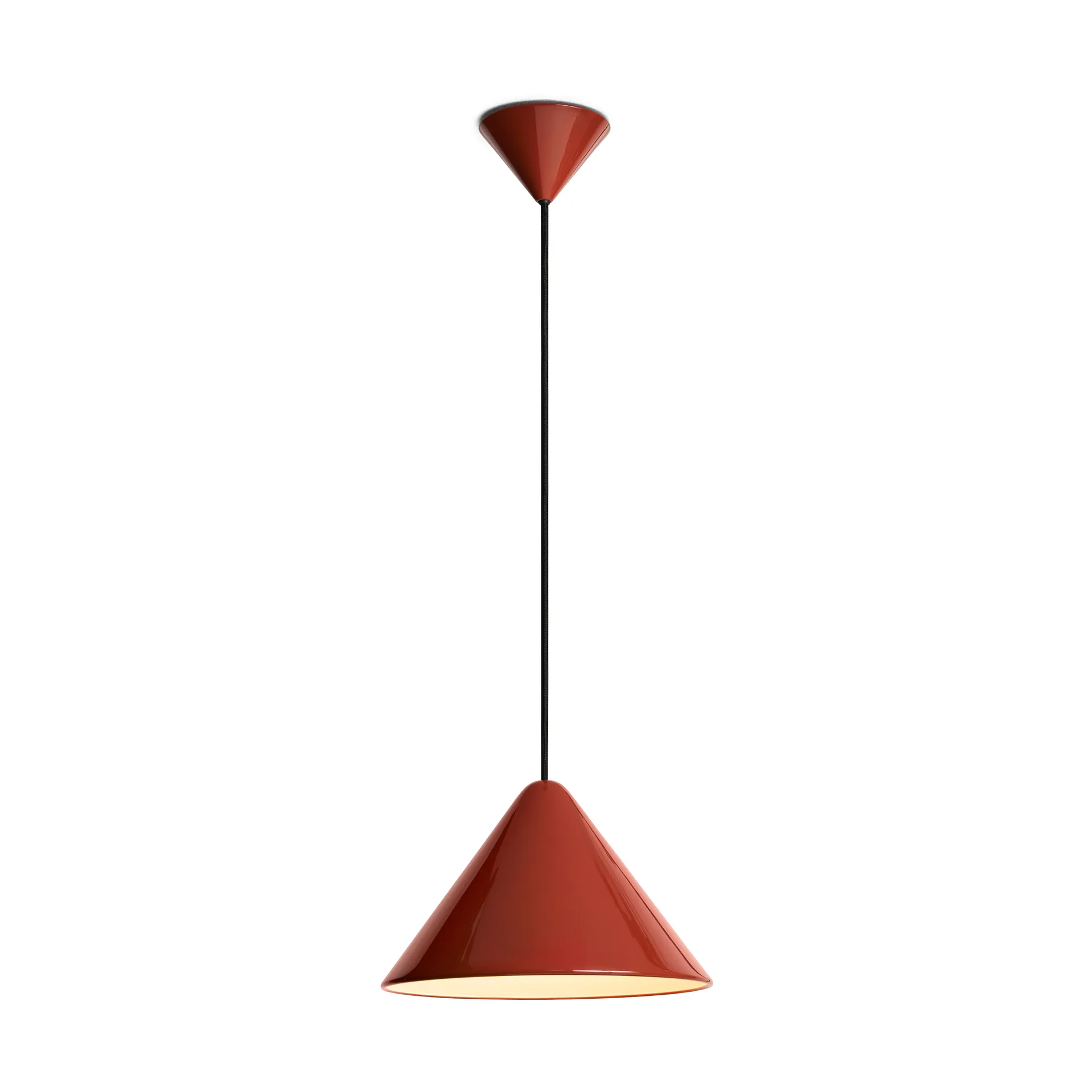 Lampadario Compass 26 cm, Rosso pompeiano HAY