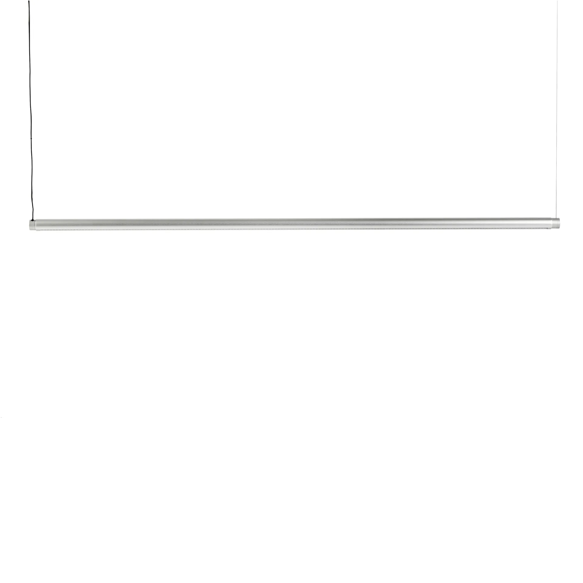 Lampadario Factor Linear 1500 direzionale, Alluminio anodizzato trasparente HAY