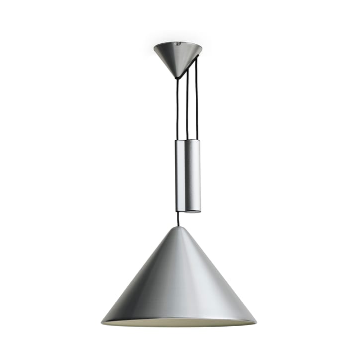 Lampadario regolabile 43 cm Compass , Alluminio spazzolato HAY
