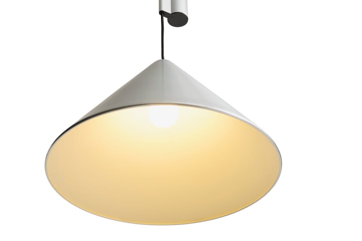 Lampadario regolabile 43 cm Compass , Alluminio spazzolato HAY