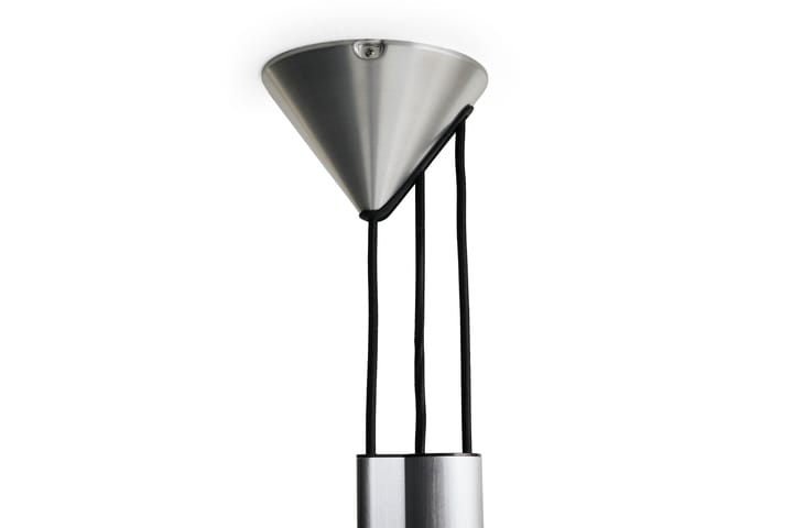 Lampadario regolabile 43 cm Compass , Alluminio spazzolato HAY