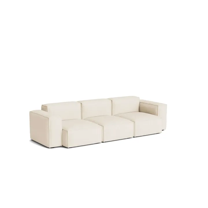 Mags Soft Low Armrest divano 2,5 posti combinazione 1 - Turf cream, rivestimento removibile - HAY