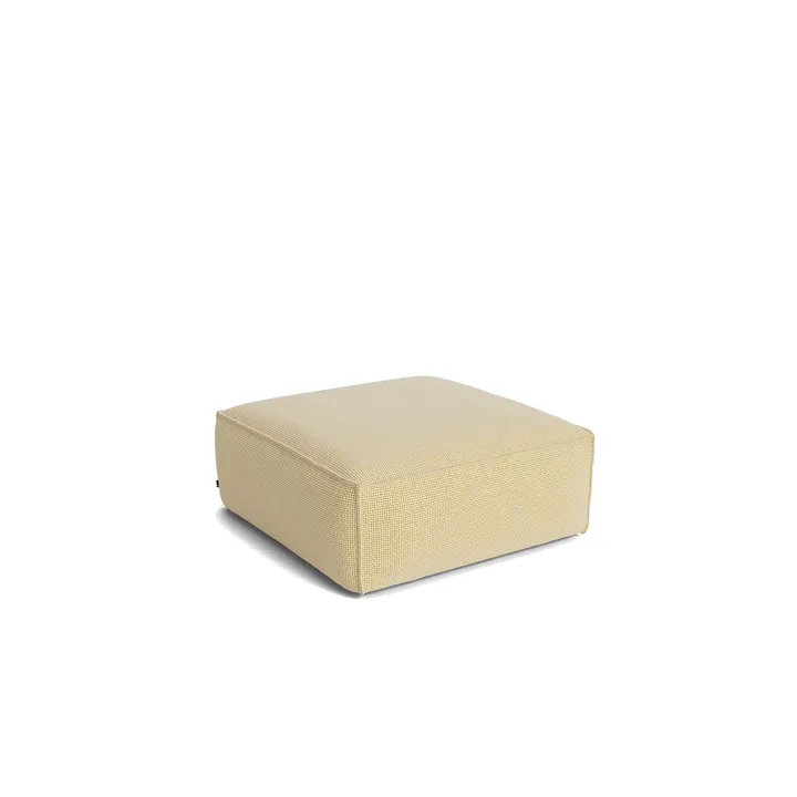 Mags Soft X-small pouf - Tartaglia Ocre white - HAY