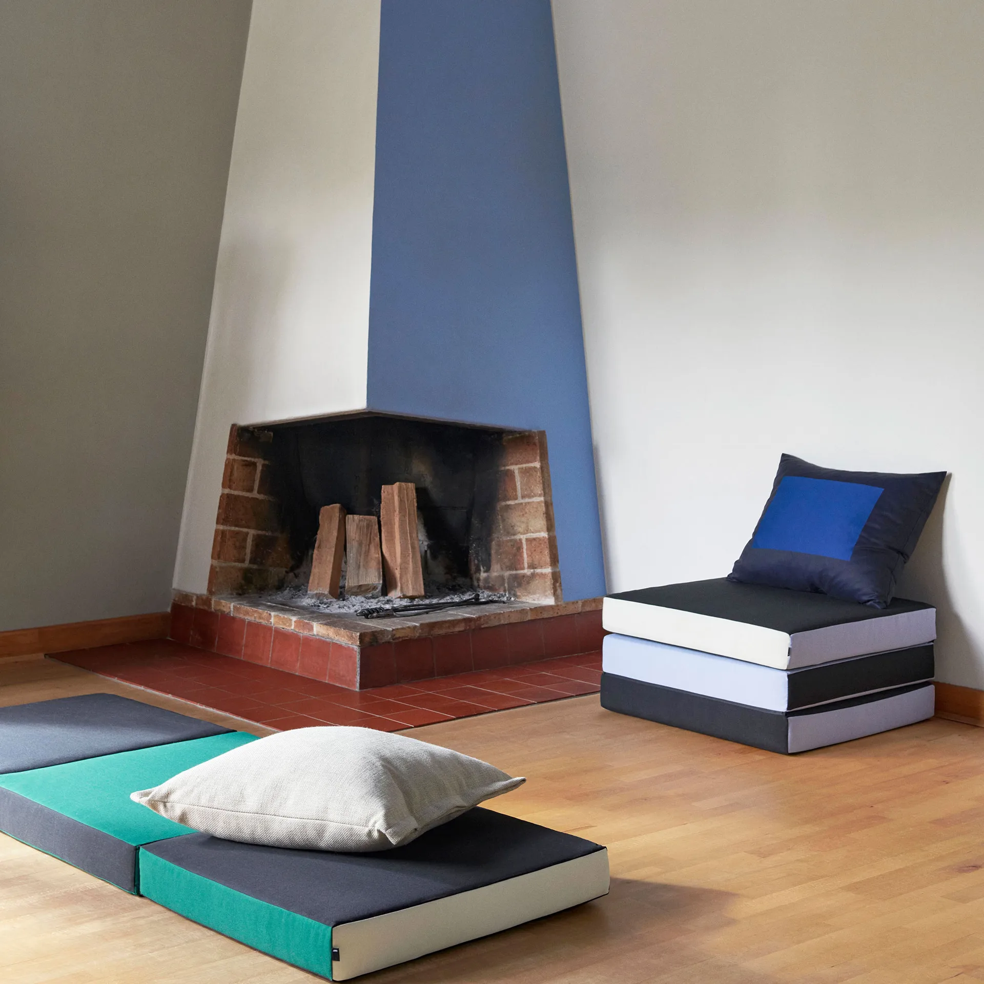 Materasso pieghevole a 3 sezioni 70x195 cm, Lavanda HAY