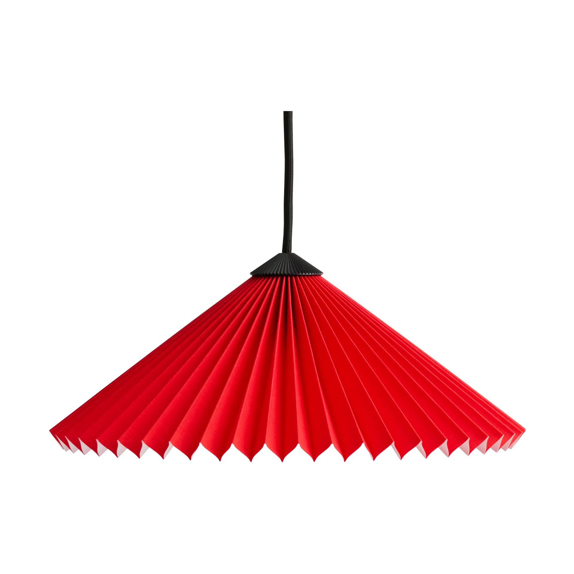 Matin Pendant lampada a sospensione 30x30 cm, Rosso acceso HAY