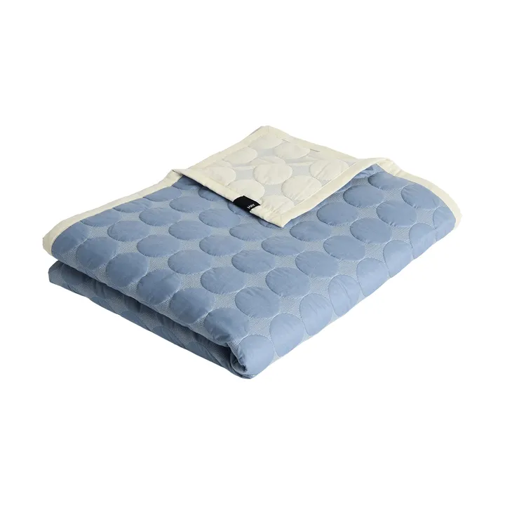 Mega Dot copriletto organic 195x245 cm - dusty blue - HAY