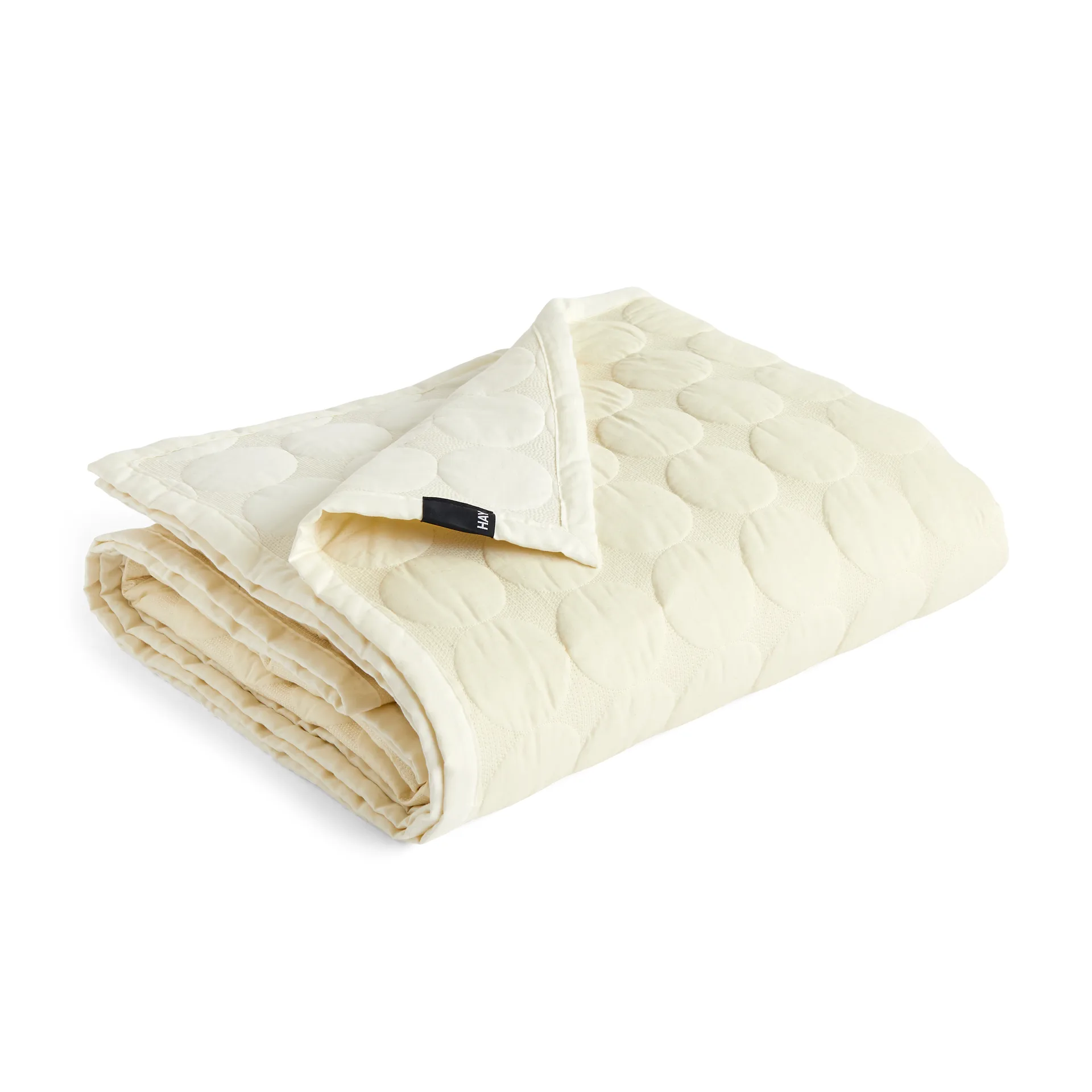 Mega Dot copriletto organic 195x245 cm, Ivory HAY