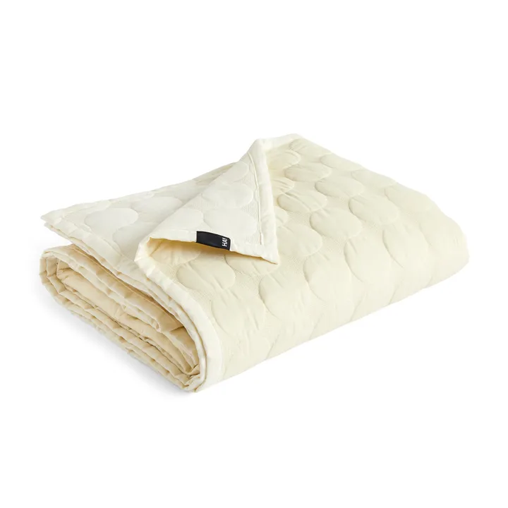 Mega Dot copriletto organic 195x245 cm - Ivory - HAY