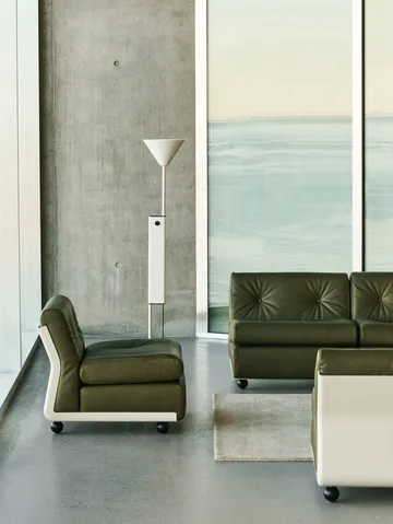 Modulo divano Amanta - Cream beige-sense forest, poltrona 1 posto - HAY