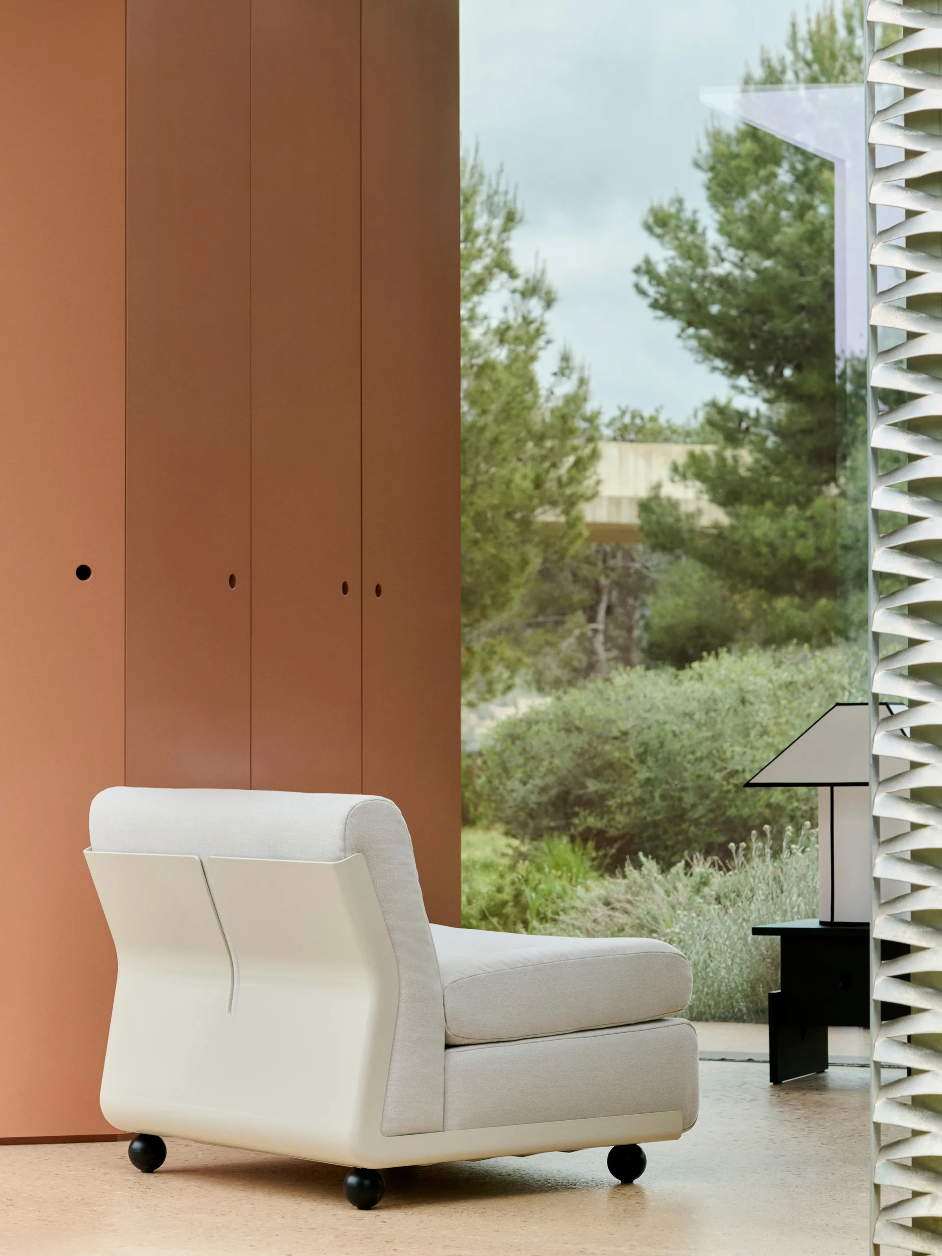 Modulo divano Amanta, Cream beige-story 102, 1-posto/poltrona HAY