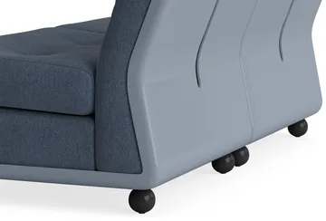 Modulo divano Amanta - Frost blue-turf blue, 2 posti - HAY