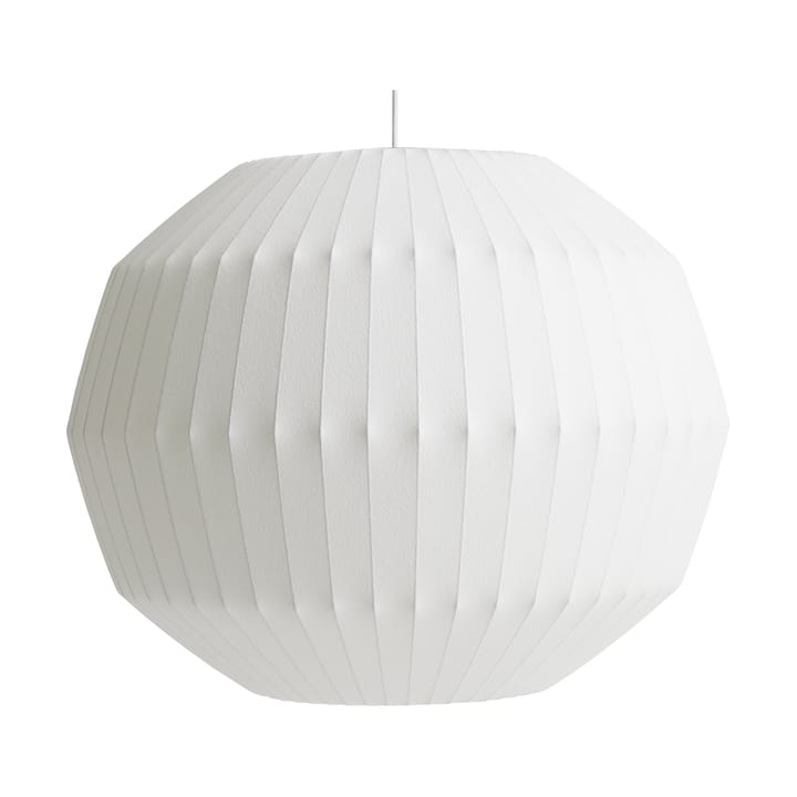 Nelson Bubble Angled Sphere lampada a sospensione L - Bianco opaco - HAY