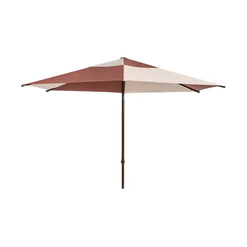 Ombrellone esagonale Terrazza - Off-white-burgundy - HAY