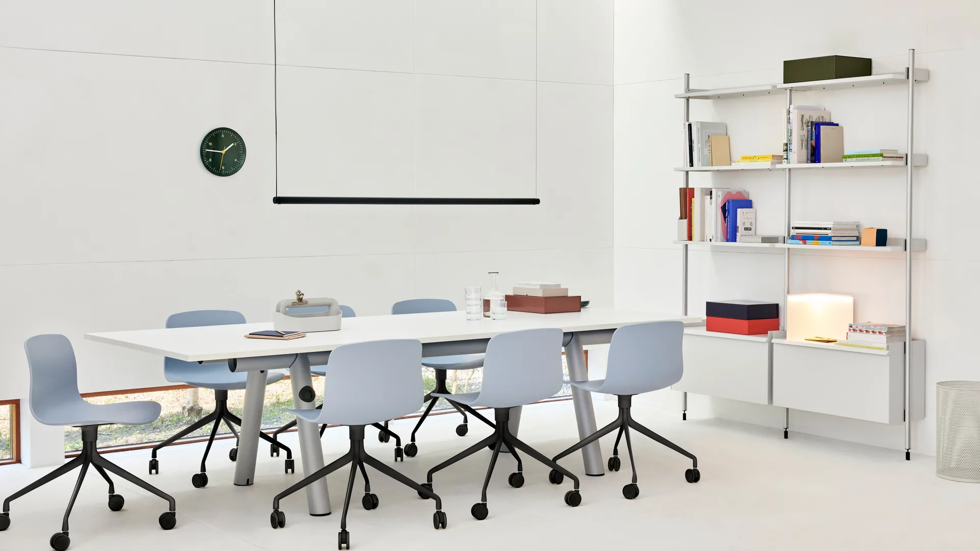 Orologio da parete Wall Clock Ø26,5 cm, Green HAY