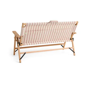 Outdoor Market divano pieghevole - Beige-red, 2 posti - HAY