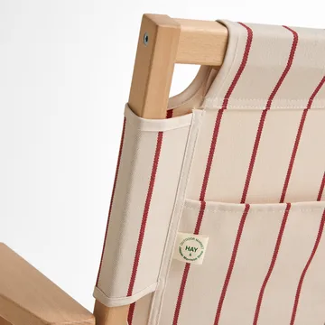 Outdoor Market divano pieghevole - Beige-red, 2 posti - HAY
