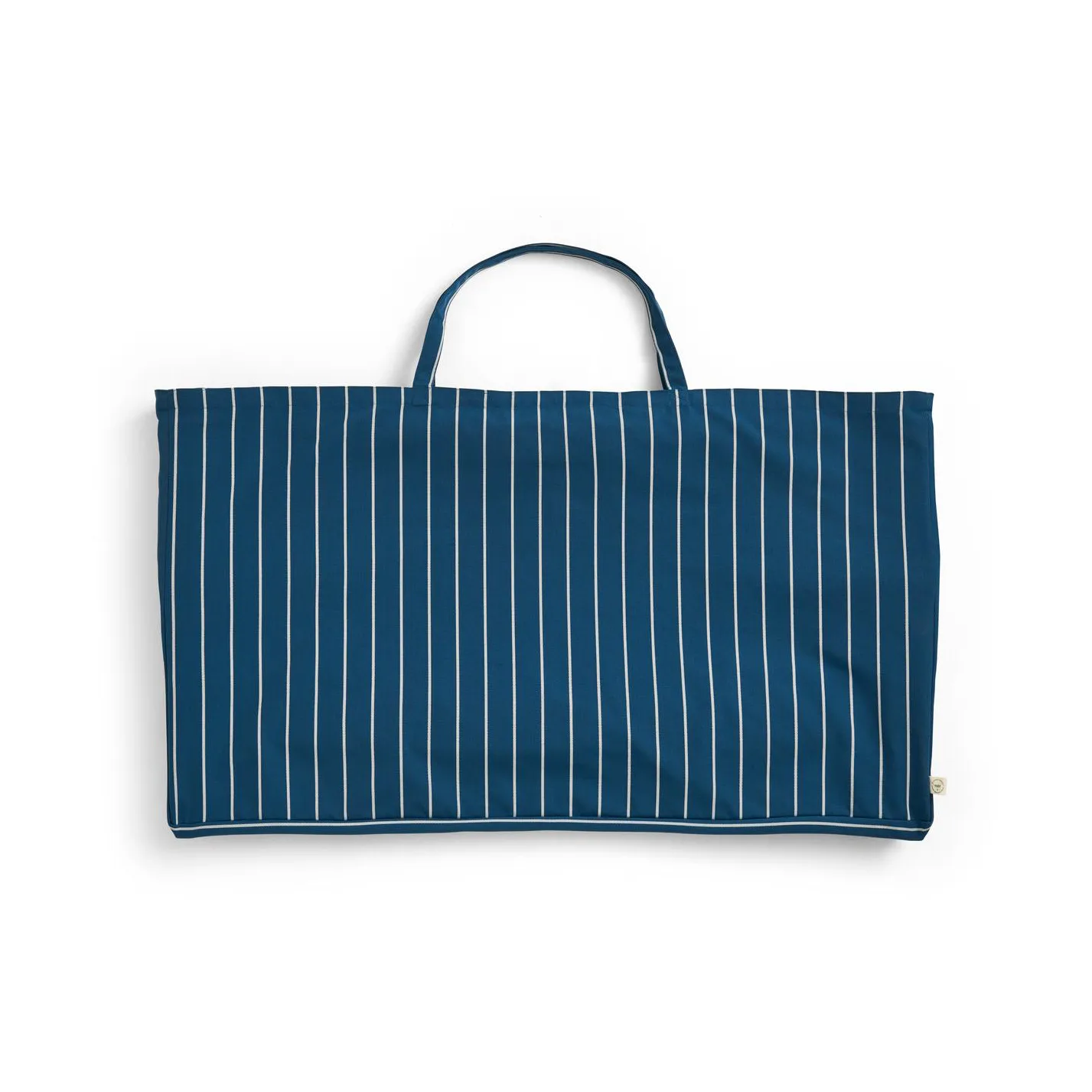 Outdoor Market divano pieghevole, Blue-beige, 2 posti HAY